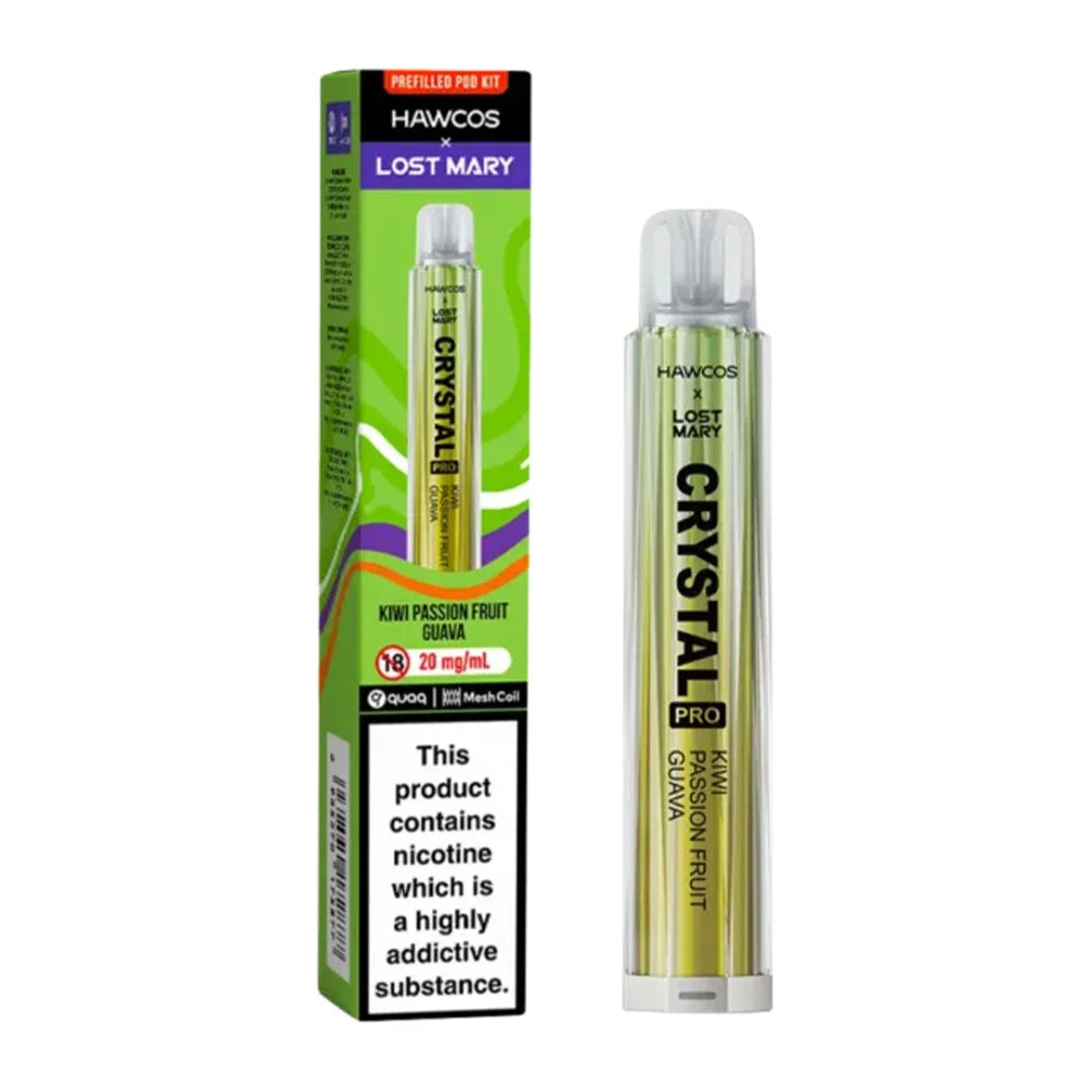 Hawcos x Lost Mary Crystal Pro 600 Prefilled Kit - Box Of 10