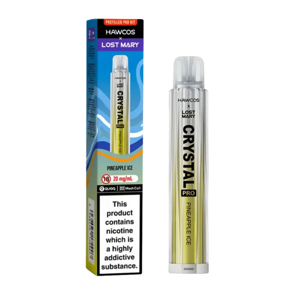 Hawcos x Lost Mary Crystal Pro 600 Prefilled Kit - Box Of 10