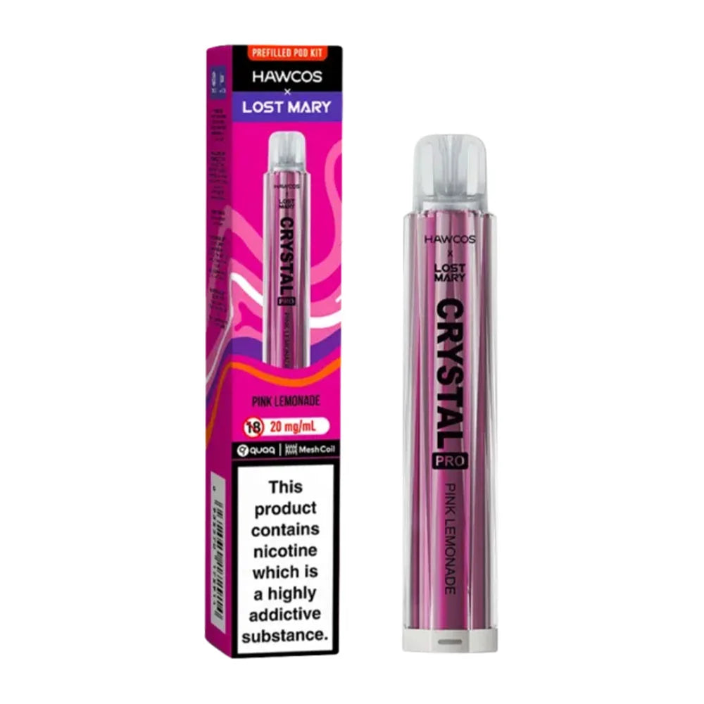 Hawcos x Lost Mary Crystal Pro 600 Prefilled Kit - Box Of 10