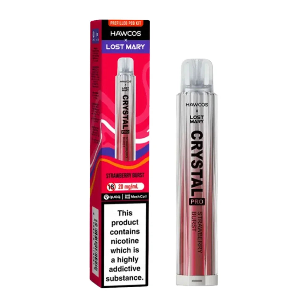 Hawcos x Lost Mary Crystal Pro 600 Prefilled Kit - Box Of 10