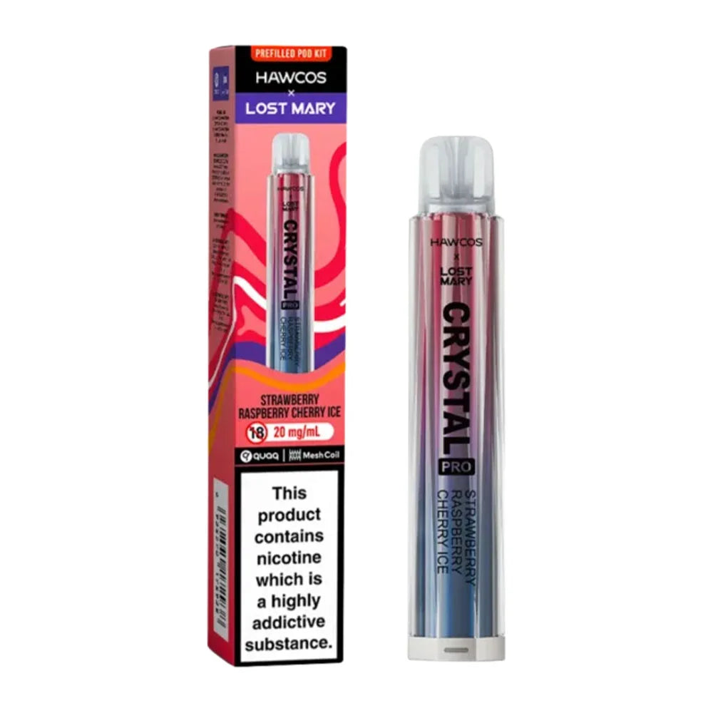 Hawcos x Lost Mary Crystal Pro 600 Prefilled Kit - Box Of 10