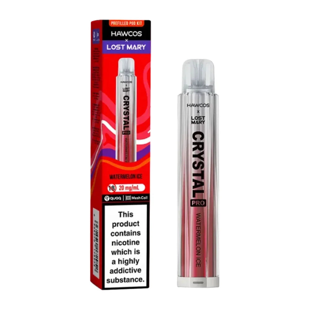 Hawcos x Lost Mary Crystal Pro 600 Prefilled Kit - Box Of 10