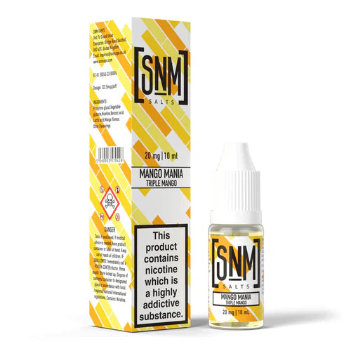SNM Vapes Nic Salts E-Liquid - Box of 10
