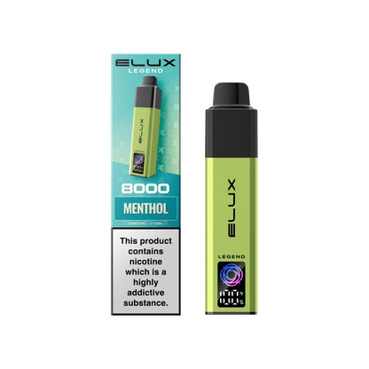 Elux Legend 8000 Prefilled Vape Kit Box 0f 5