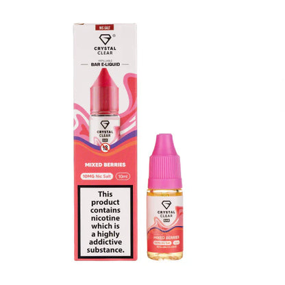 Crystal Clear Nic Salts 10ml - Box of 10