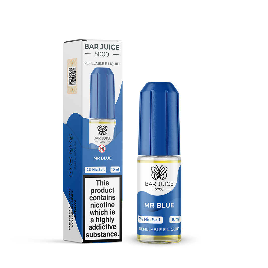 Bar Juice 5000 10ml Nic Salts E-liquids - Box of 10