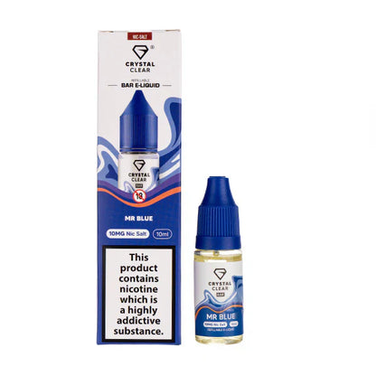 Crystal Clear Nic Salts 10ml - Box of 10