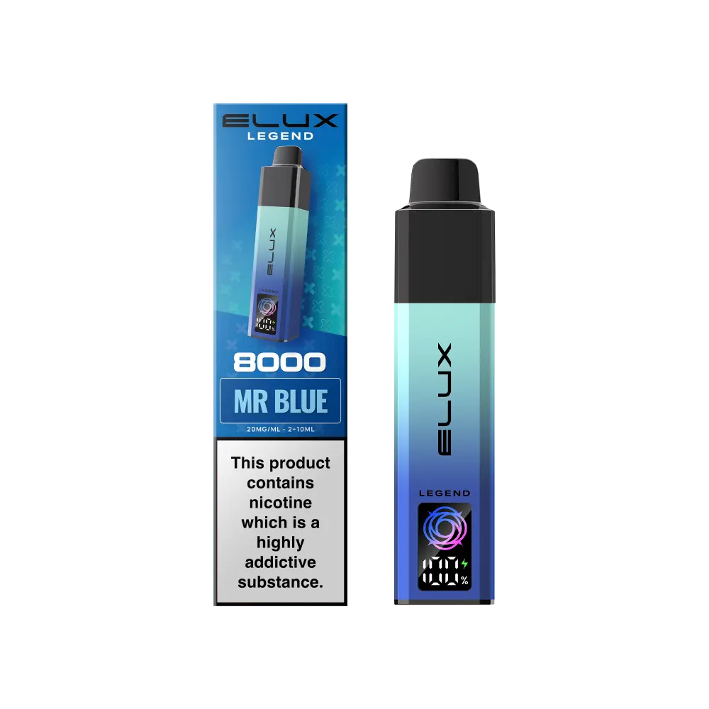 Elux Legend 8000 Prefilled Vape Kit Box 0f 5