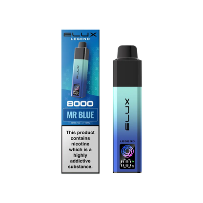 Elux Legend 8000 Prefilled Vape Kit Box 0f 5