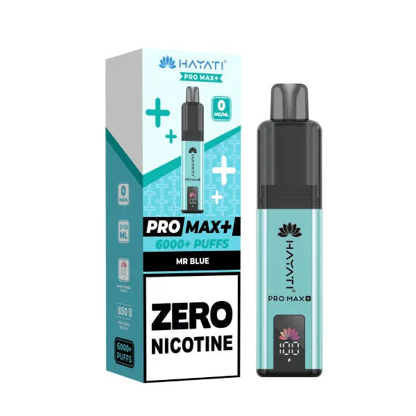 Hayati Pro Max + 6000 Prefilled Kit Zero Nicotine - Box of 5