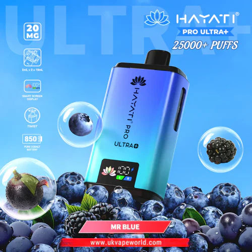 Hayati Pro Ultra Plus 25000 Puffs Prefilled Kit - Box of 5