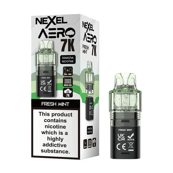 Nexel Aero 7000 Prefilled Refill Pods - Box of 10