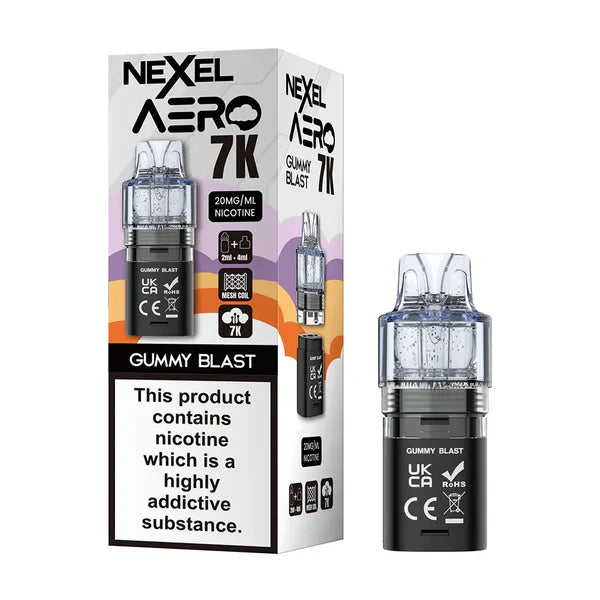 Nexel Aero 7000 Prefilled Refill Pods - Box of 10