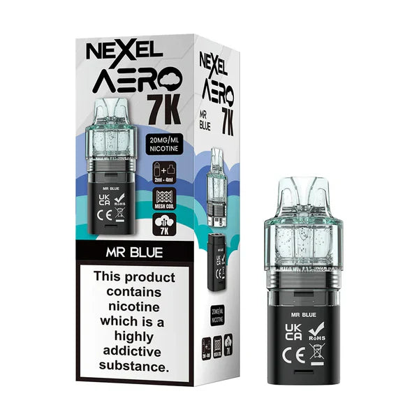 Nexel Aero 7000 Prefilled Refill Pods - Box of 10