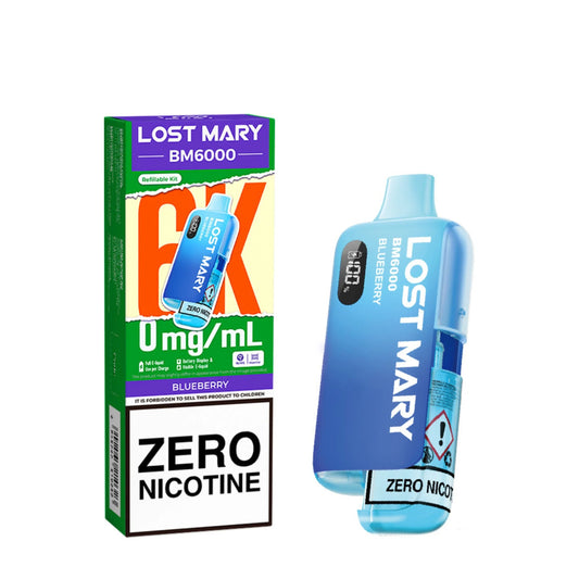 Lost Mary BM6000 Zero Nicotine Prefilled Pod Kit - Box Of 5