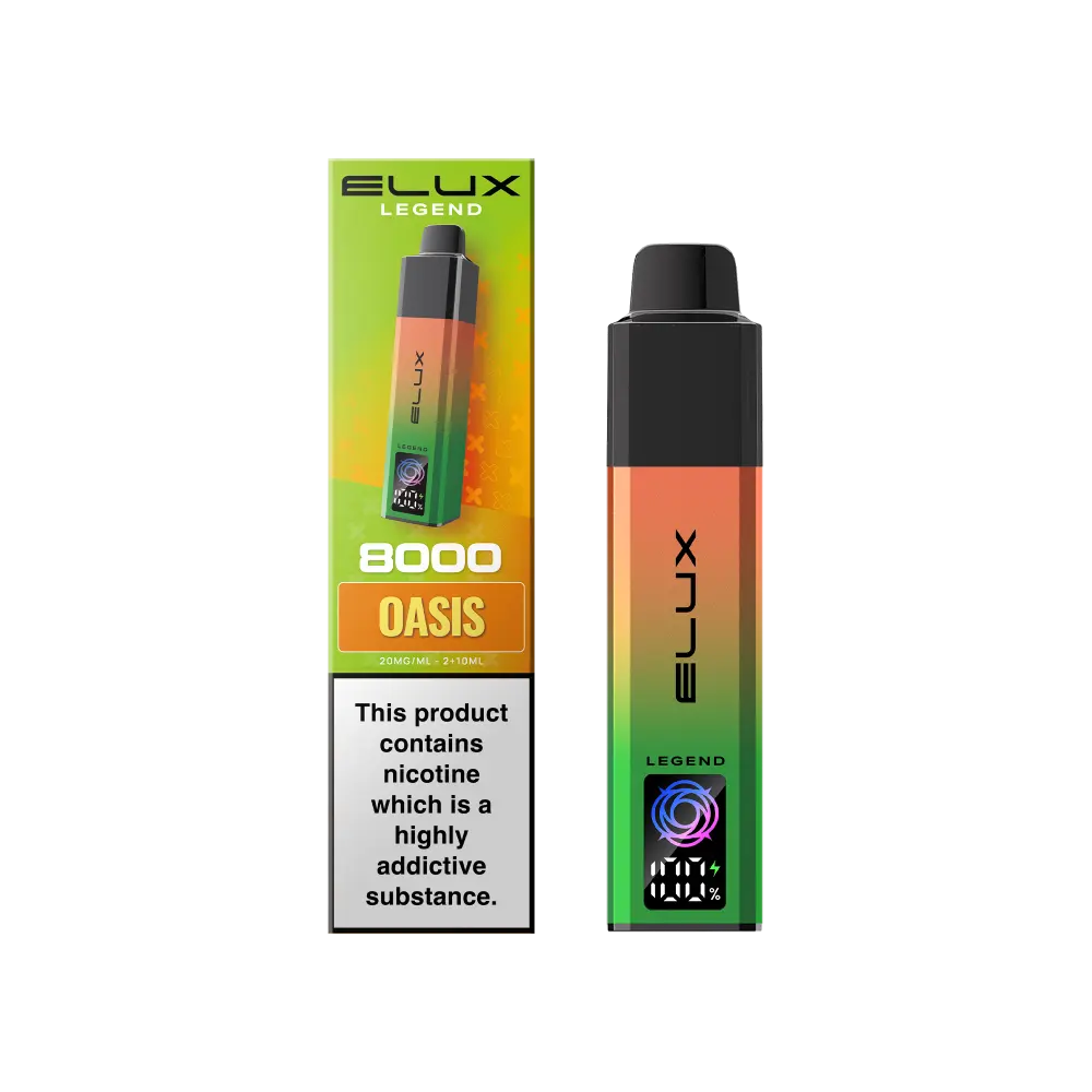 Elux Legend 8000 Prefilled Vape Kit Box 0f 5
