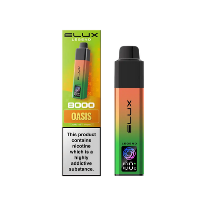 Elux Legend 8000 Prefilled Vape Kit Box 0f 5