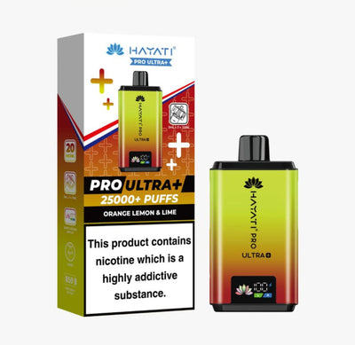 Hayati Pro Ultra Plus 25000 Puffs Prefilled Kit - Box of 5