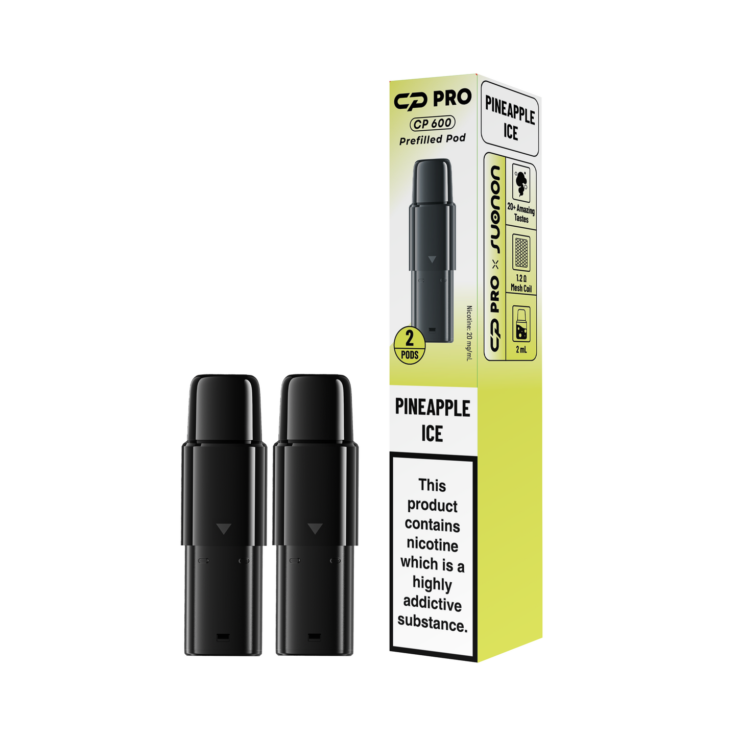 Crystal Pro CP 600 Prefilled Pods - Box of 10 (Pack of 2)