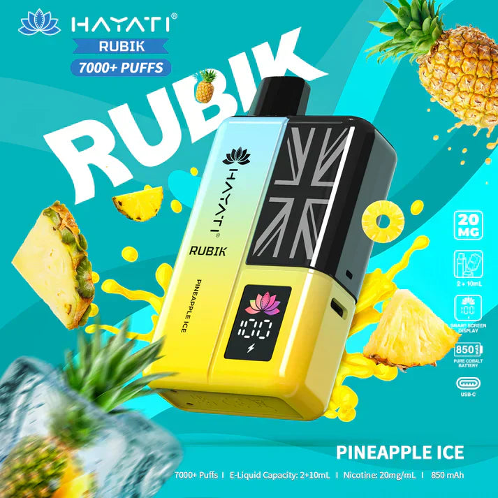 Hayati Rubik 7000+ Puffs Prefilled Kit