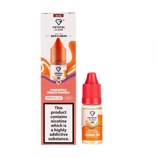 Crystal Clear Nic Salts 10ml - Box of 10