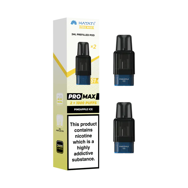 Hayati Pro Max S1 1000+ Prefilled Pods - Box of 10