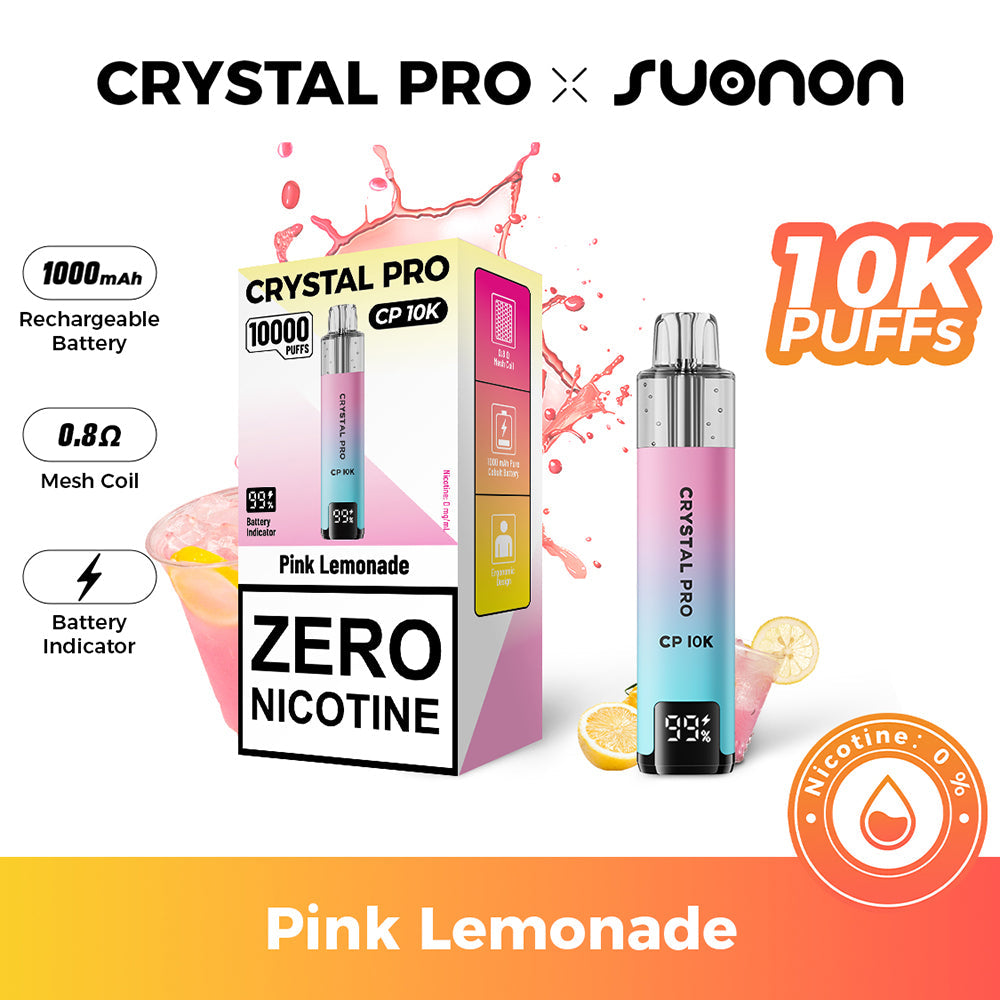 Crystal Pro CP 10K Prefilled Kit 0MG (Zero Nicotine) - Box Of 5