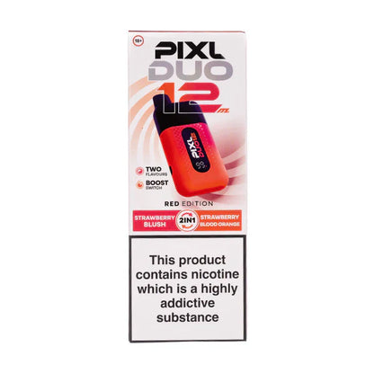 Pixl Duo 12 6k Prefilled Pod Kit - Box of 5 - Disposable Vape Red Edition | Wholesale UK