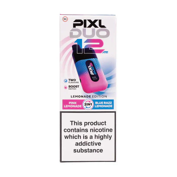 Pixl Duo 12 6k Prefilled Pod Kit - Box of 5 - Disposable Vape Lemonade Edition | Wholesale UK