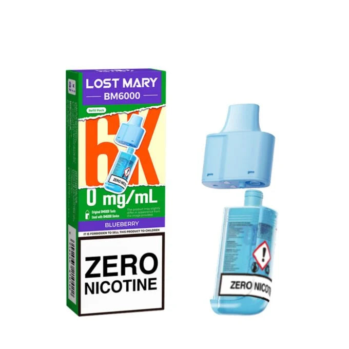 Lost Mary BM6000 Zero Nicotine Refill Pods - Box Of 5