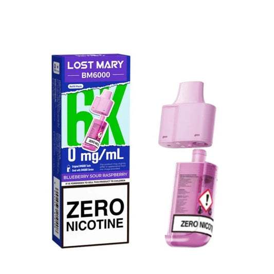 Lost Mary BM6000 Zero Nicotine Refill Pods - Box Of 5