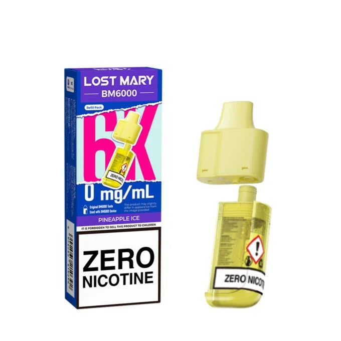 Lost Mary BM6000 Zero Nicotine Refill Pods - Box Of 5