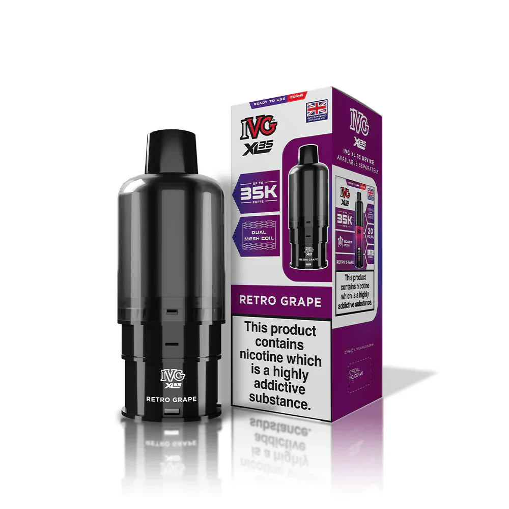 IVG XL 35K Prefilled Pods - Box of 5