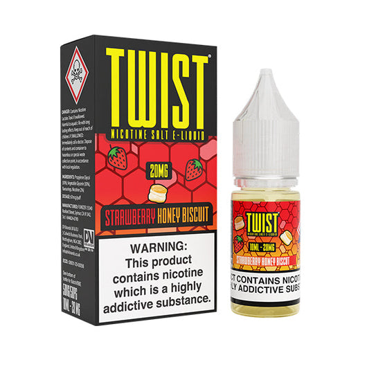 Strawberry honey biscuit 10ml nic salt twist - Box of 10