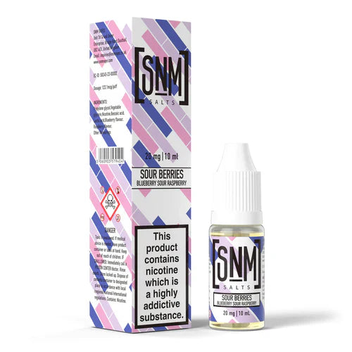 SNM Vapes Nic Salts E-Liquid - Box of 10
