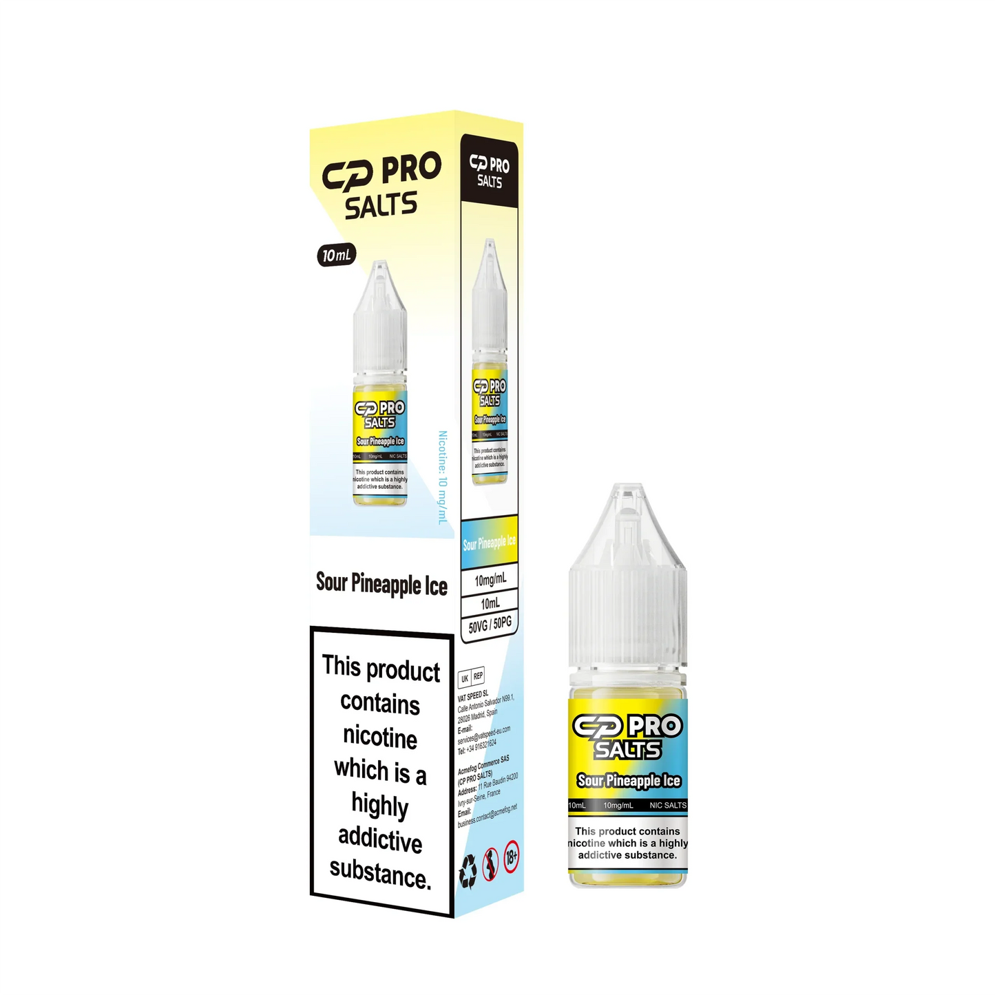Crystal Pro CP Nic Salt E-Liquid - 10mg & 20mg - Box of 10