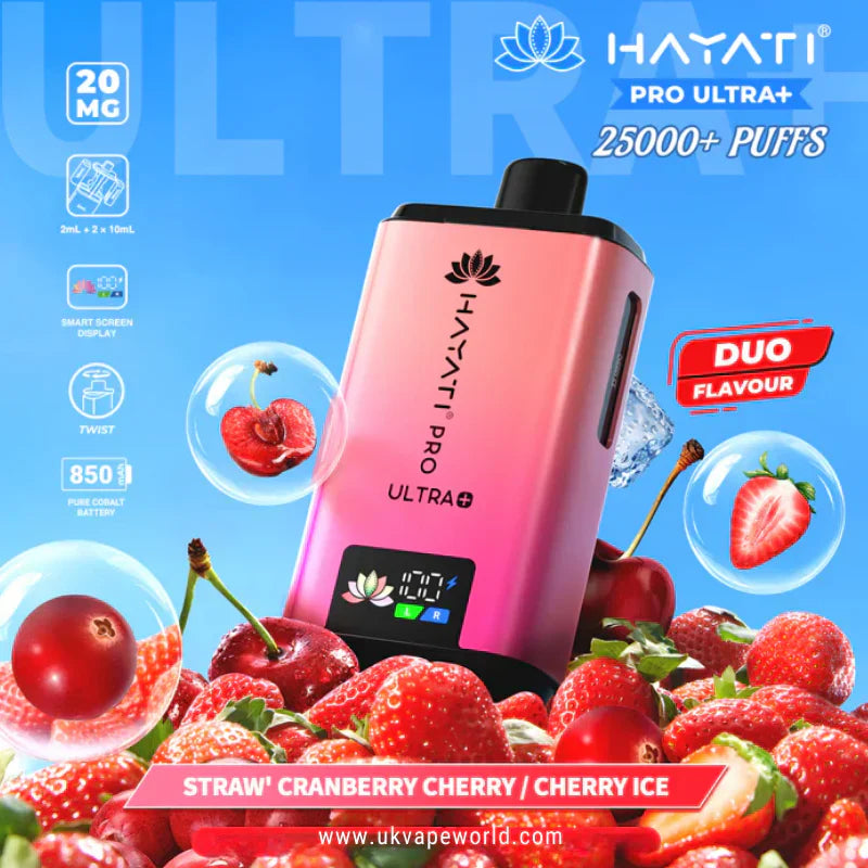Hayati Pro Ultra Plus 25000 Puffs Prefilled Kit - Box of 5