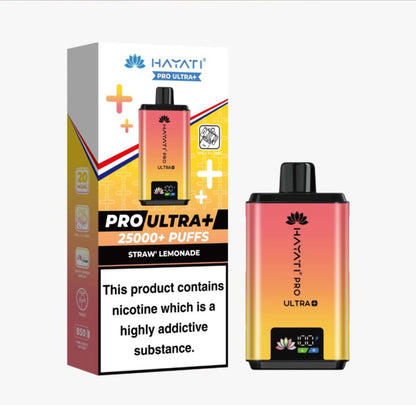 Hayati Pro Ultra Plus 25000 Puffs Prefilled Kit - Box of 5