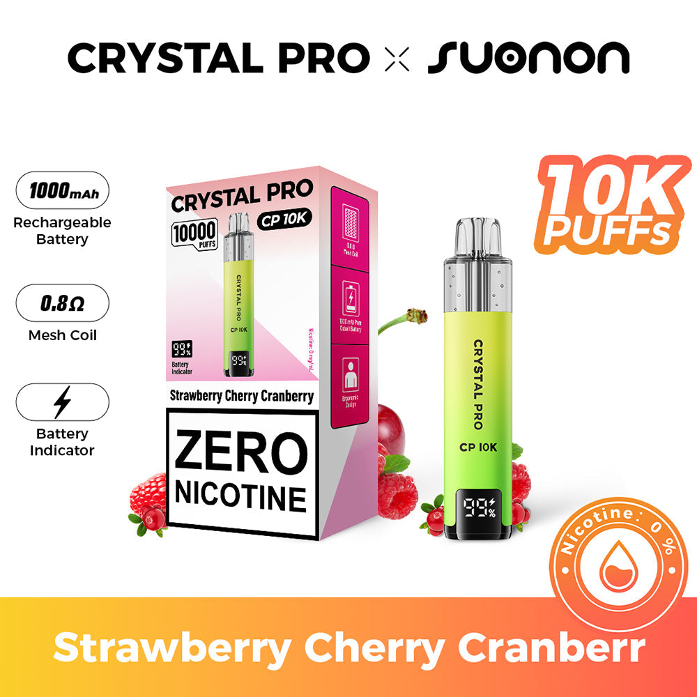 Crystal Pro CP 10K Prefilled Kit 0MG (Zero Nicotine) - Box Of 5