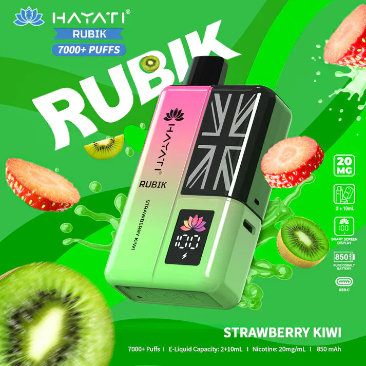 Hayati Rubik 7000+ Puffs Prefilled Kit - Box of 5
