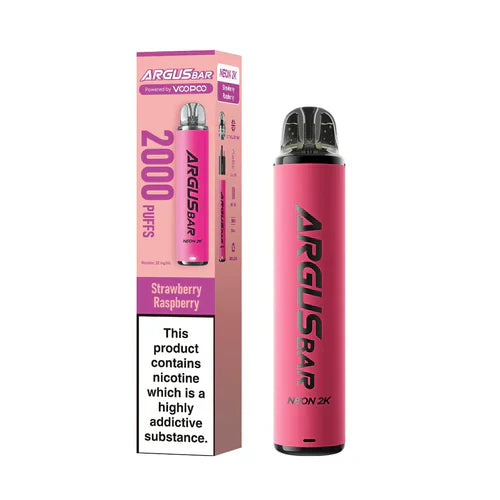 VooPoo Argus Bar Neon 2K Prefilled Kit - Box of 10