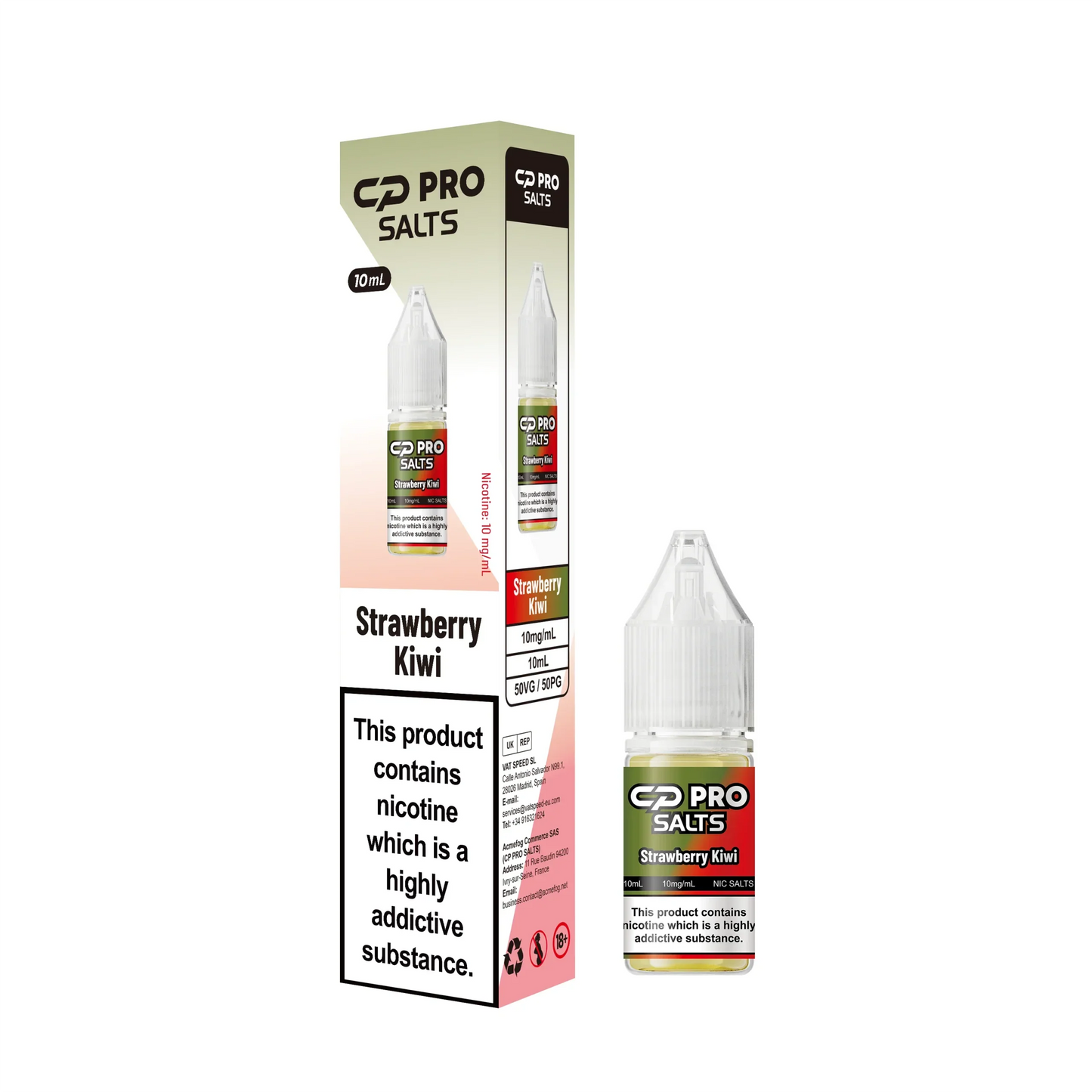 Crystal Pro CP Nic Salt E-Liquid - 10mg & 20mg - Box of 10