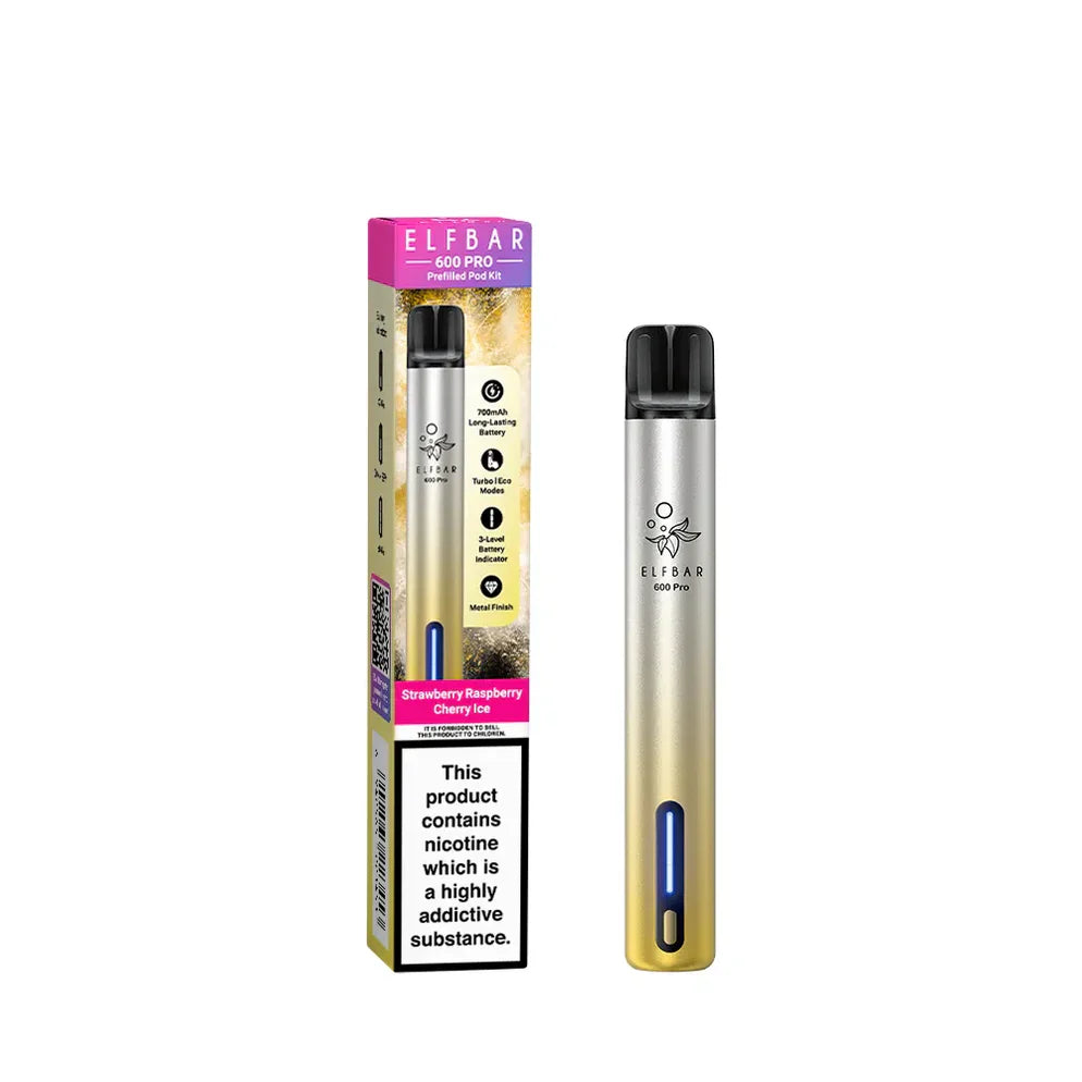 Elf Bar 600 Pro Prefilled Pod Kit - Box of 10