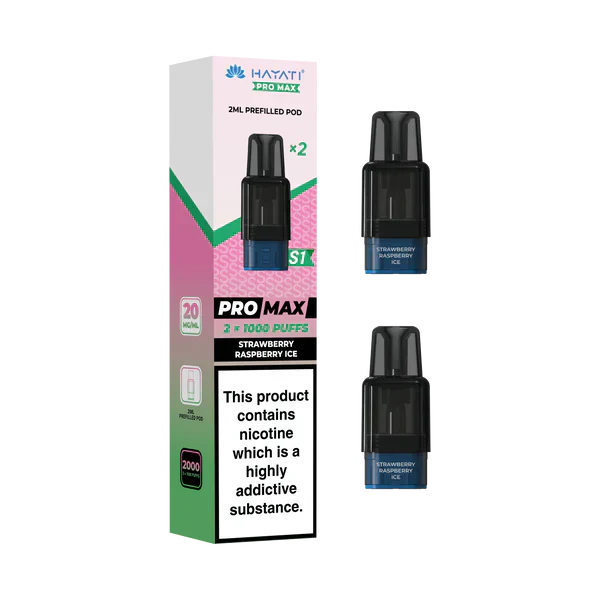 Hayati Pro Max S1 1000+ Prefilled Pods - Box of 10