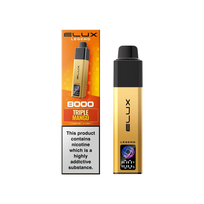 Elux Legend 8000 Prefilled Vape Kit Box 0f 5