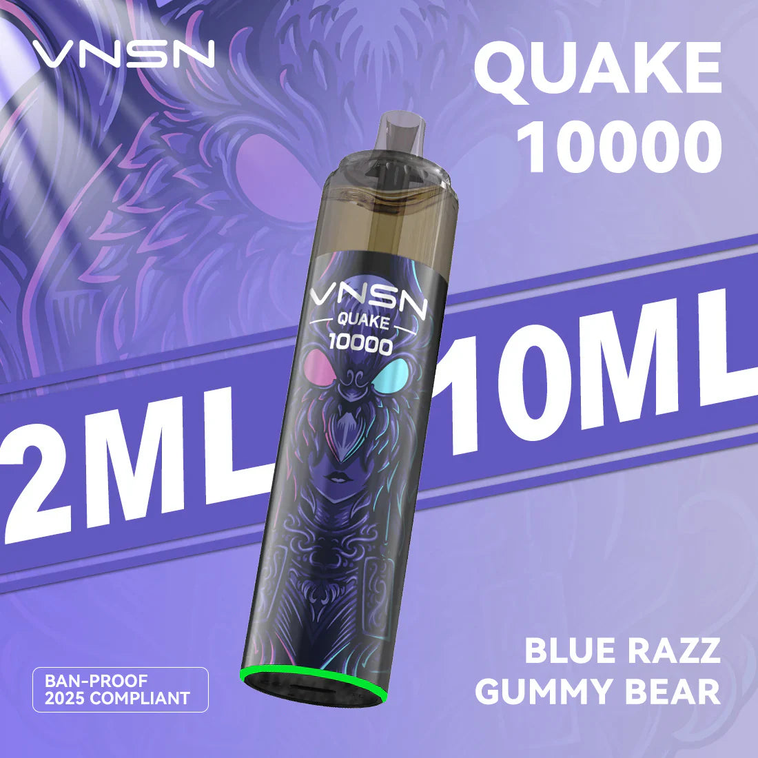 VNSN Quake 10000 Prefilled Vape Kit - Box Of 5