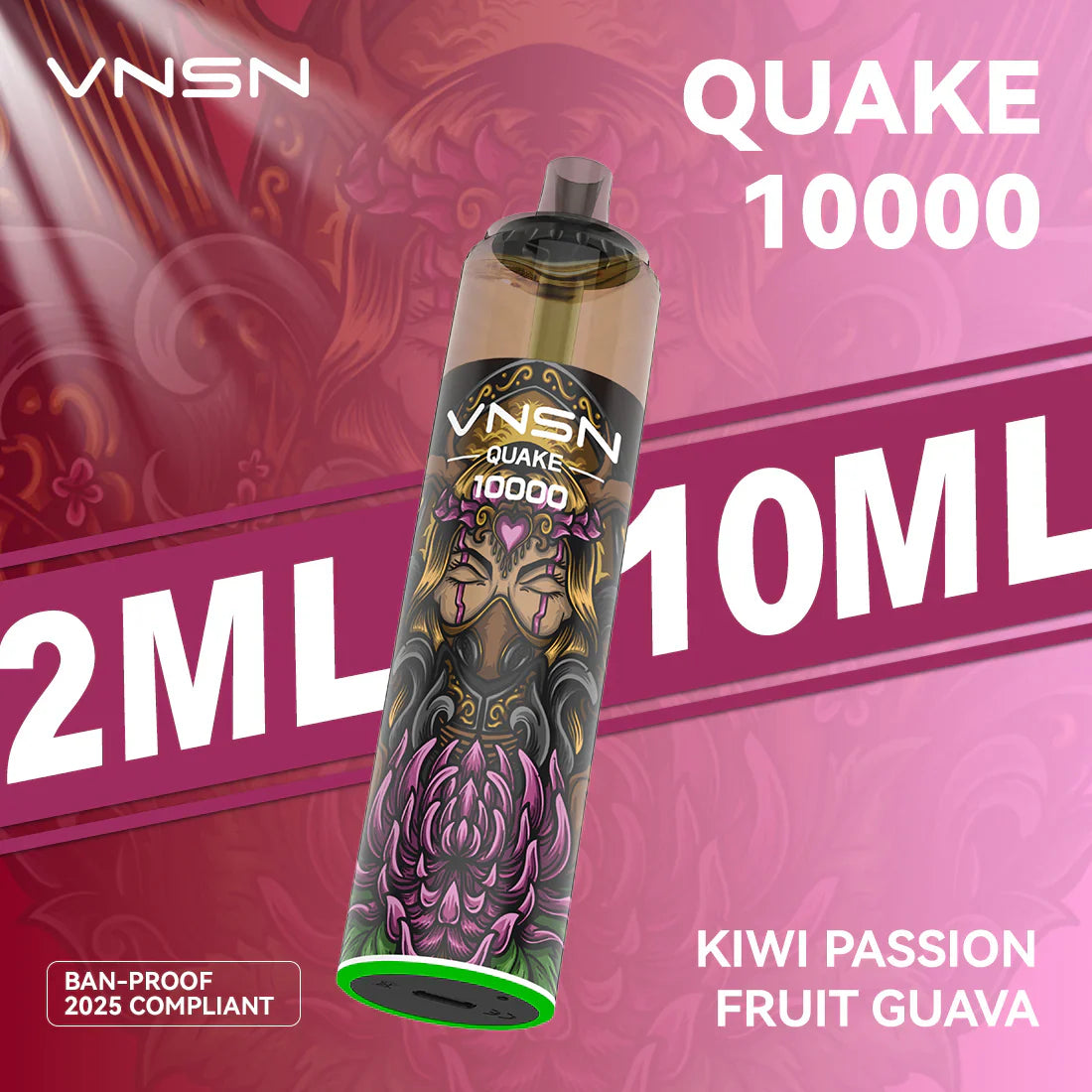 VNSN Quake 10000 Prefilled Vape Kit - Box Of 5