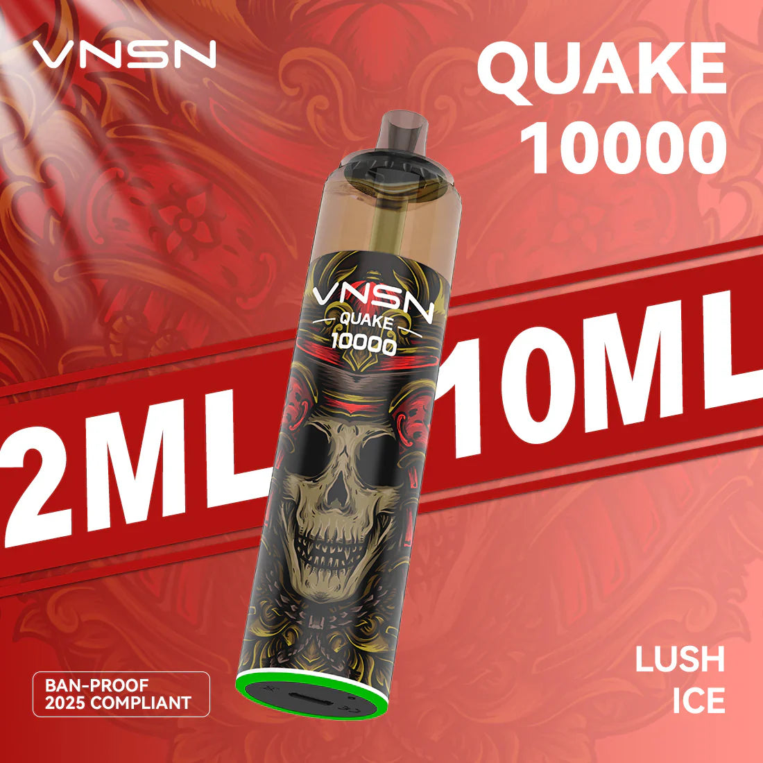 VNSN Quake 10000 Prefilled Vape Kit - Box Of 5