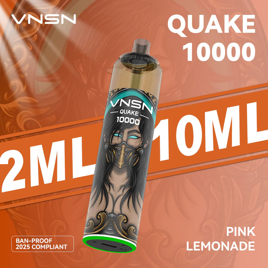 VNSN Quake 10000 Prefilled Vape Kit - Box Of 5