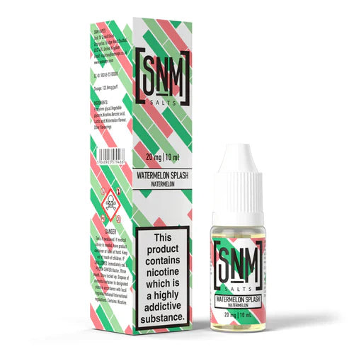 SNM Vapes Nic Salts E-Liquid - Box of 10